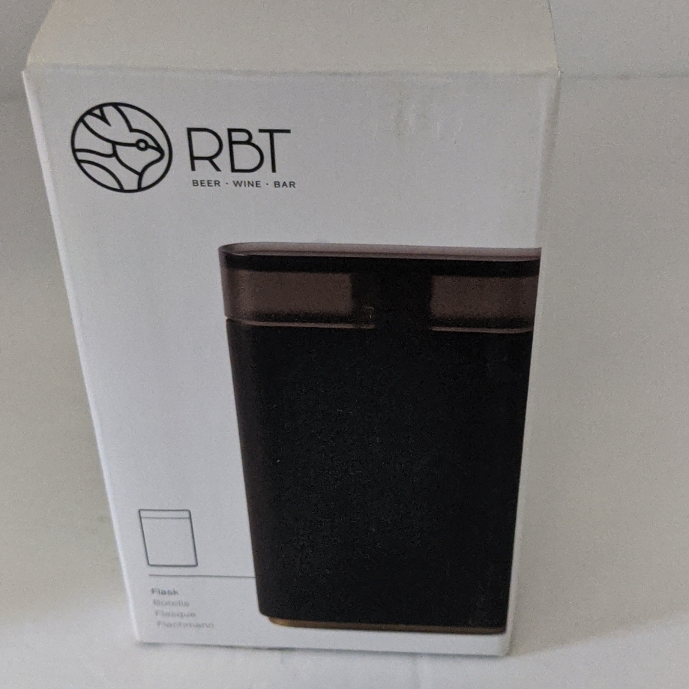 RBT Black Stainless Steel Flask